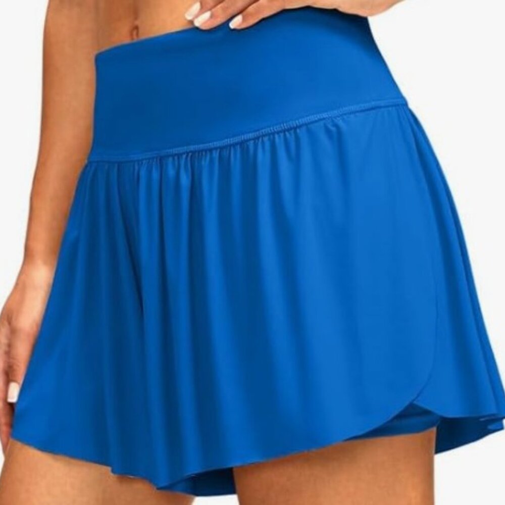 Soothfeel High Waisted Swim Skirt Shorts